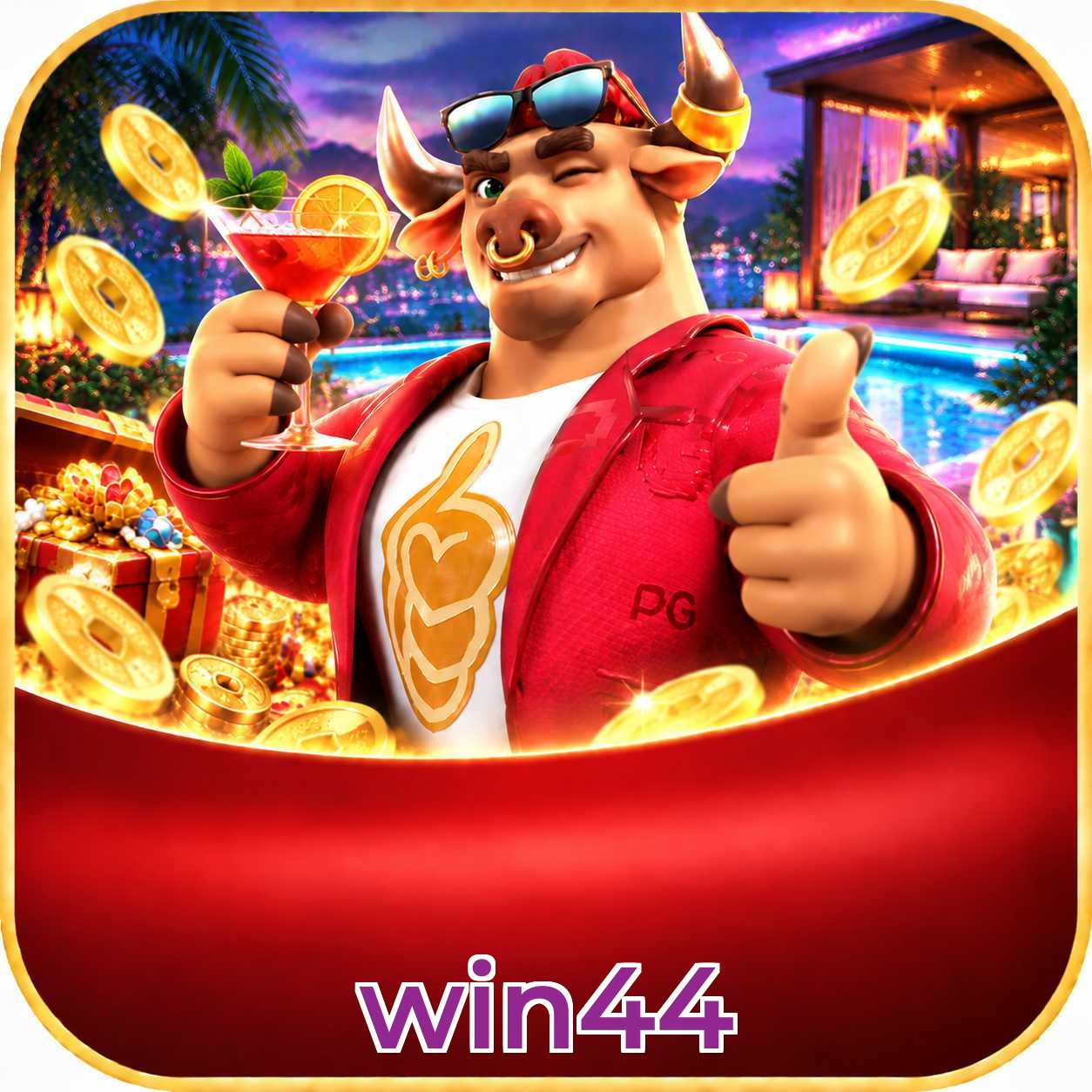Catálogo de slots da win44 com RTP médio de 96,52%